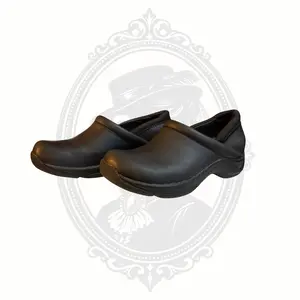 Dansko Black Professional Slip Resistant Leather Clogs Size 39 Comfort Work Shoes