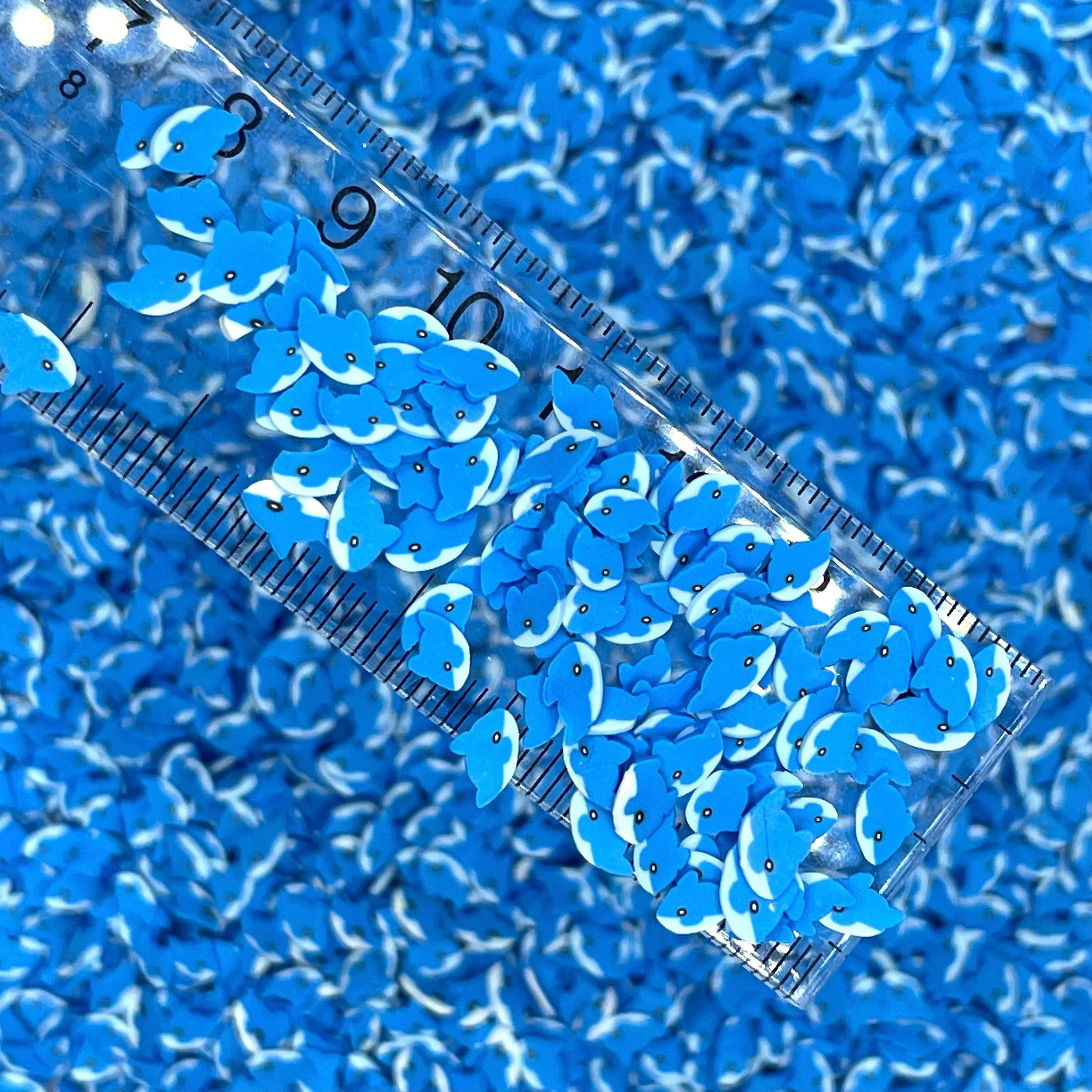 5MM Shark, Animal Polymer Clay Sprinkle (NOT EDIBLE) D35-02