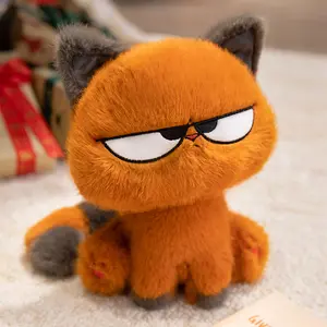 Final Sale | Adorable Cool Cat Plush Toy, Fluffy Orange Kitten Animal Toy, Soft Stuffed Animal, Kawaii Big Eyes Cat Stuffed Animals Plushies, High Quality Cat Toy Doll, Cute Birthday Gift, Soft Cuddly Gift, Ideal Gift Pick,Classroom Prizes