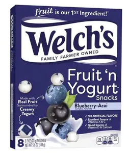 Welch's Blueberry-Acai Fruit 'n' Yogurt Snacks 5.6oz, one box