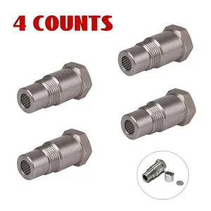 4-Count Automotive Oxygen Sensor Filter Adapter Extension Screw for Car Modification Accessories Anti-Fouler Filter Summer Gift