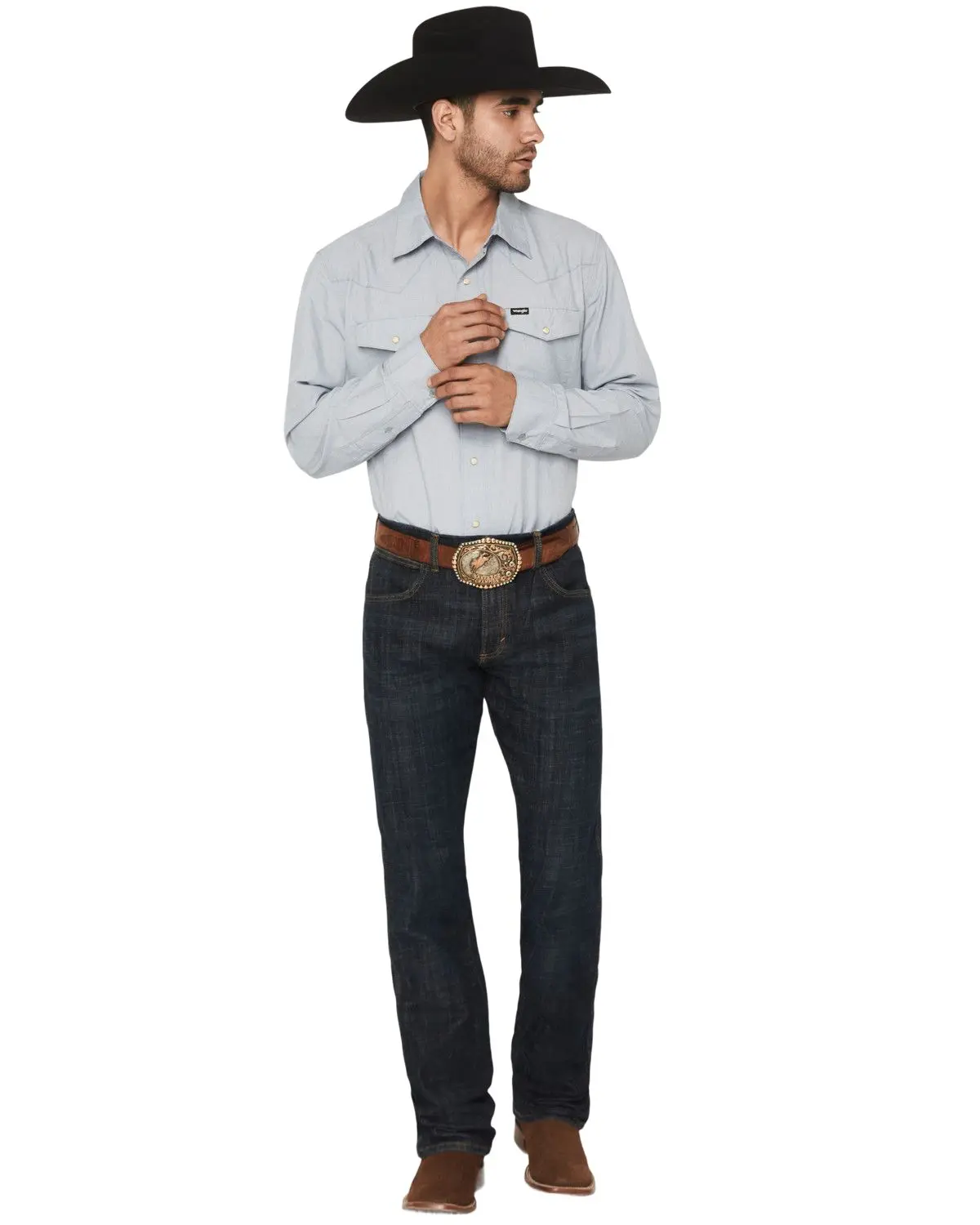 Wrangler Men's Retro Men'S Dax Dark Wash Slim Bootcut Stretch Denim Jeans - 1077Mwzdx
