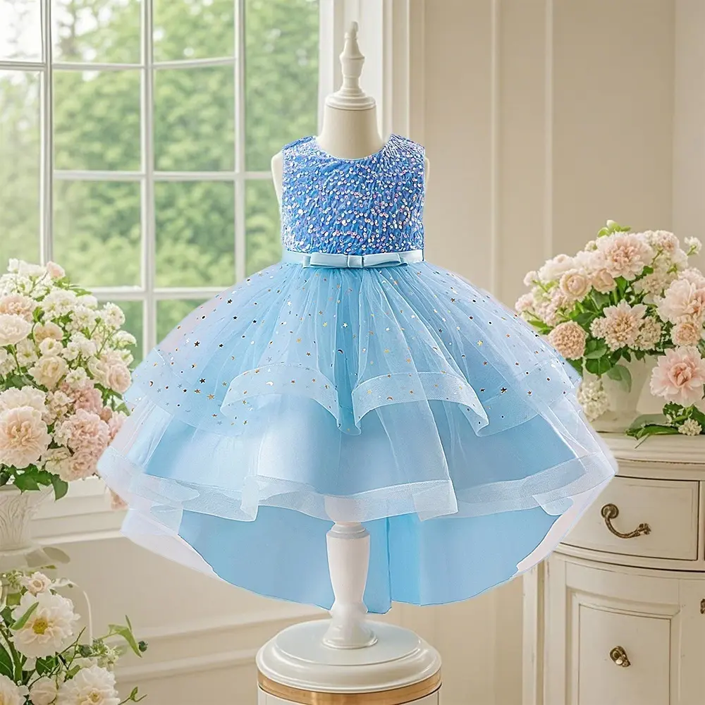 066 Girls bridesmaid dresses elegant wedding party prom dresses perfect princess pageant formal evening dress