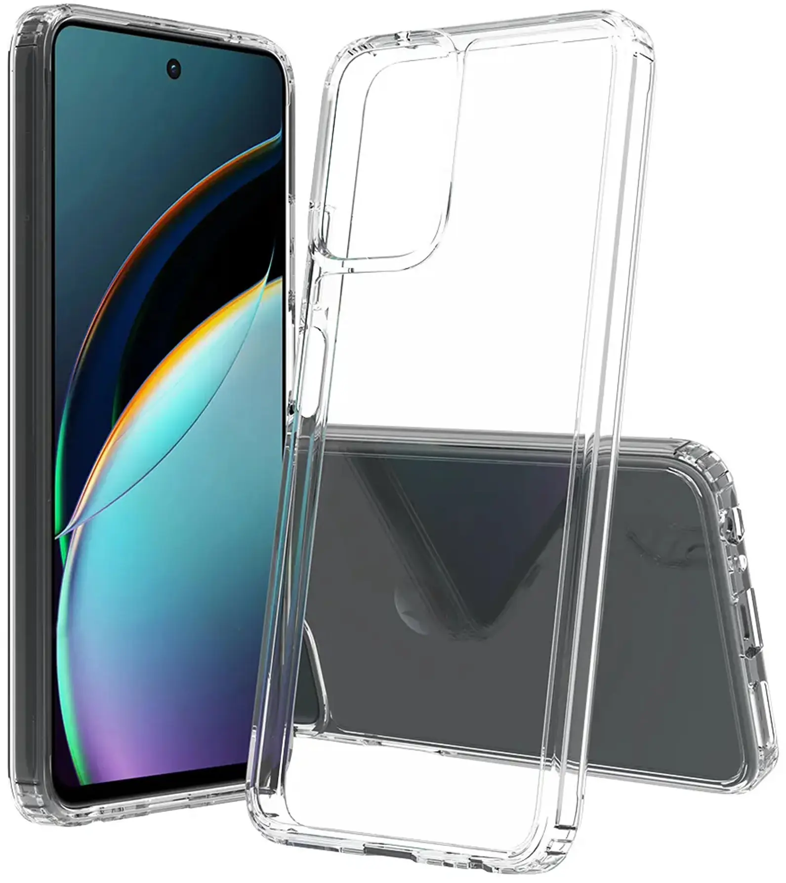 Clear Case for Motorola Moto G Power 5G 2024, Aquaflex Semi-Flexible TPU [Shock Absorbing] Transparent Phone Cover
