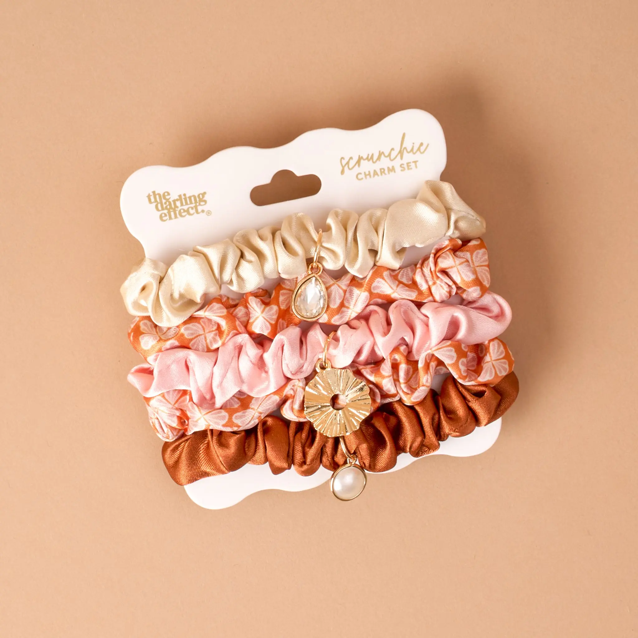 Sienna Spice Scrunchie Charm Set