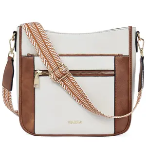 Telena Vegan Leather Crossbody Bags for Women Travel Shoulder Bag Hobo Bucket Bag Large Cross Body Purse Straps Replacement Gift