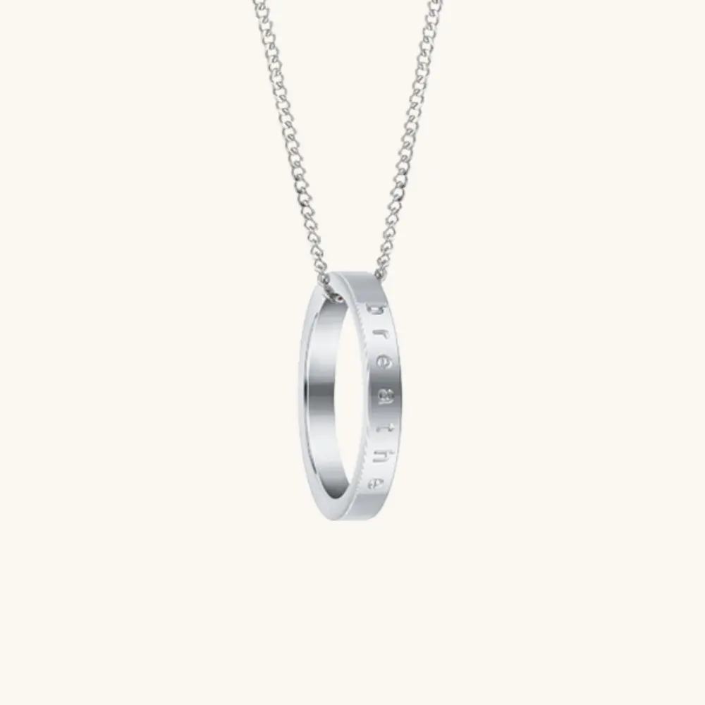Breathe - Fidget Ring Necklace Breathe - Fidget Ring Necklace