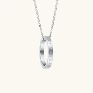 Breathe - Fidget Ring Necklace