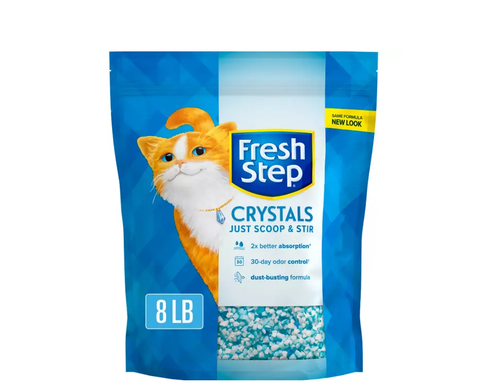 Fresh Step Crystals Silica Cat Litter - Lightweight