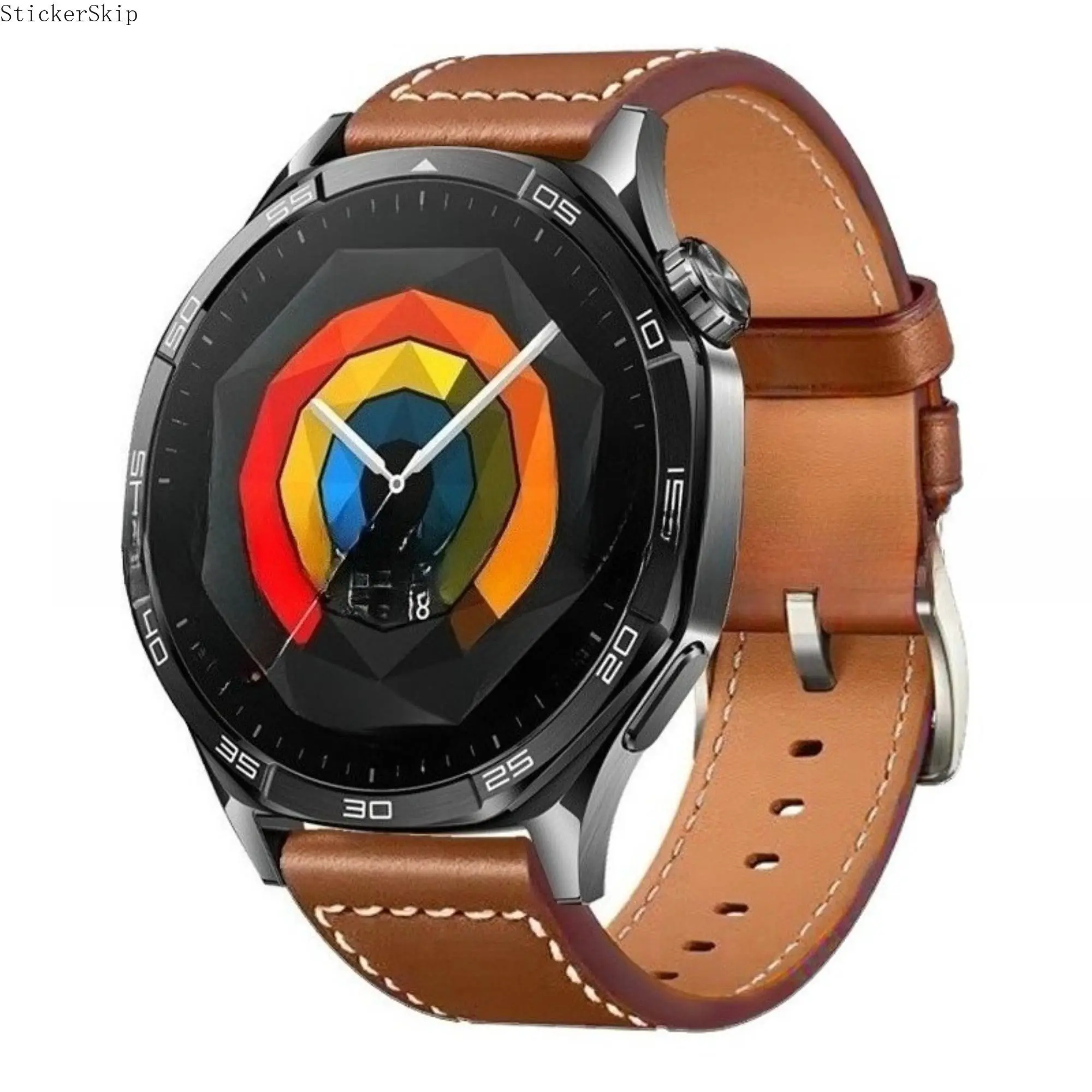2026 NEW Classic Leather Replacement Strap for Watch - Premium Stitched Design, Fits 18/20/22mm Lug Width, Polished for Work & Casual Use