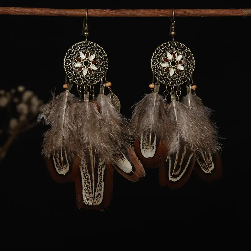 H1370 1 Luhua chicken feather tassel ear