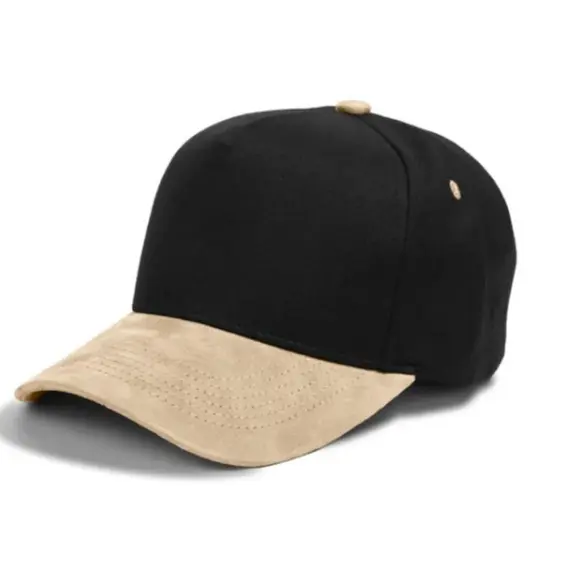 Style 2 (Cotton/Suede Brim) - Black/KHA