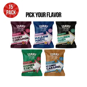 Tommy Popcorn Fifteen Pack | Sweet Gourmet Popcorn | Viral Snack Gift