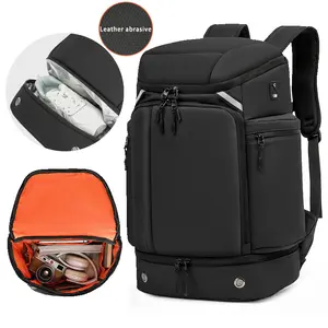 45L Large Travel Backpack with USB Charging Port| Waterproof Laptop Backpack with Shoe Compartment, Wet/Dry Pocket & Reflective Strips water resistant daypack for men
