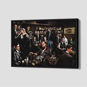 Gangster Legends Poster Movie Mafia Characters Poster No Frame Print Film Scene Wall Art Gangster Home Decor