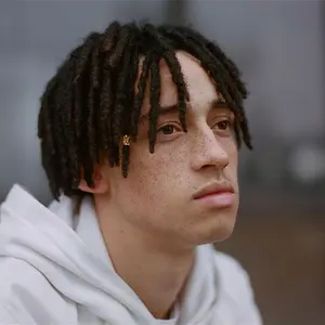 Black Dreadlock Extensions for Women/Men ，8 inch Handmade Synthetic Reggae Braiding Hair for Fashion Hip-Hop Style Crochet Locs Dreads