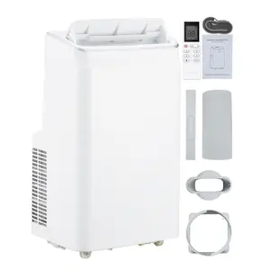 GARVEE Portable AC Unit 12000 BTU, 3-in-1 Portable Air Conditioners with Fan & Dehumidifier, Remote Control, Auto Swing, and Sleep Mode, Ideal for Cooling Bedrooms and Indoor Spaces up to 500 Sq.Ft, White