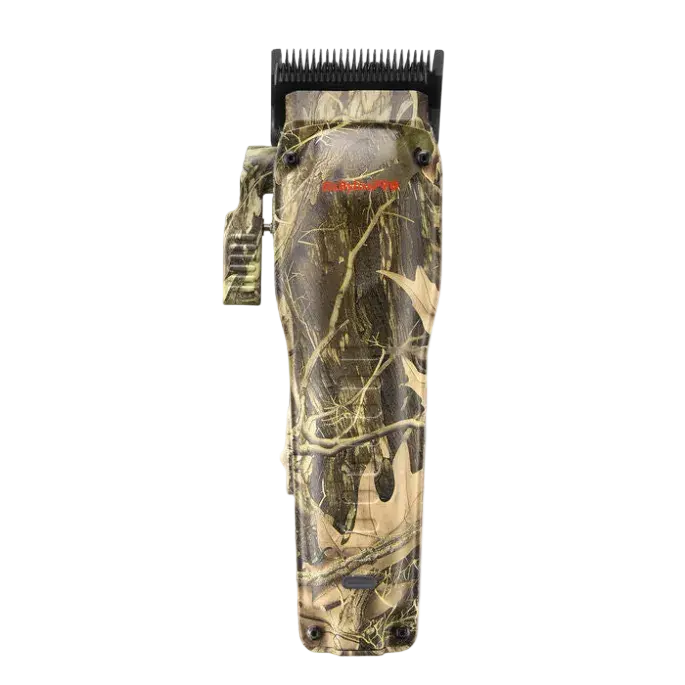 BaBylissPRO Limited Edition Camo Collection Lo-ProFX Compact Hair Clipper - Titanium Blade, Adjustable Settings, Charging Stand, Compact Pack, Hair Trimmer
