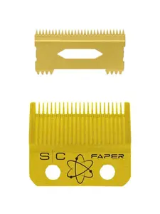 StyleCraft Fixed Gold Titanium Faper Clipper Blade with Moving Slim Deep Cutter Set StyleCraft Fixed Gold Titanium Faper Clipper Blade with Moving Slim Deep Cutter Set