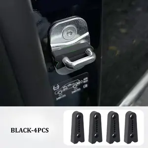 4pcs Car Door Shockproof Sound Insulation Pads, Universal Fit Silicone Buffer Mats, Automotive Door Maintenance, Extend Lifespan, Anti-Collision Pad, Car Door Protector