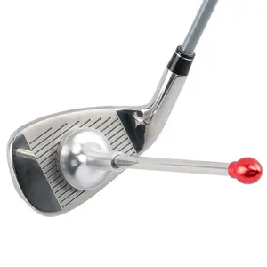 Golf Putting Training Aid, 1 Count Aluminum Base Stainless Steel Correction Rod with Magnetic Disc, Golf Swing Training Aid, Golf Accessory, Golf Training Tool, Golf Training Aids