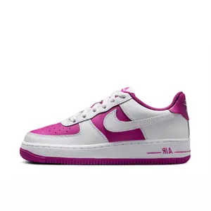Nike Air Force 1 Low White Hot Fuchsia Youth / Women’s Perfect Daily Casual Footwear Fashion Sneakers Shoes Training Trainer Athletic Runner