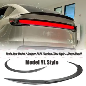 MUTUSAISI Rear Trunk Spoiler Wing For Tesla New Model Y Juniper 2026 YL-Style Decklid Lip Exterior Accessories