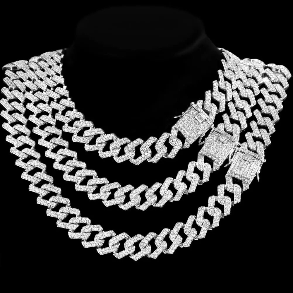 Hip-hop Cuban necklace, versatile clavicle necklace, tennis designer necklace, street style necklace, trendy fashion, hip-hop niche jewelry, unisex