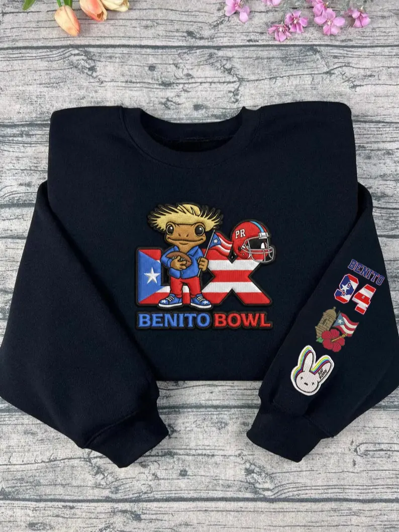 Here for the Frog Embroidered Sweatshirt, Funny football game day sweatshirt, Team Frog 94 LX embroidered hoodie, Unisex fall outfit