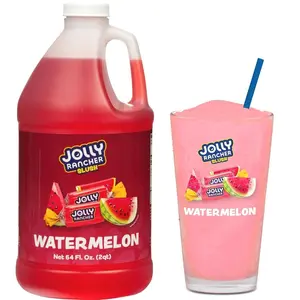 JOLLY RANCHER® Watermelon Frozen Beverage Mix – Fruit Flavor Slushie Mix for Machine, 1/2 Gallon Bottle – Frozen Drink Concentrate, 5:1 Ratio for Slushie & Frozen Drink Machines