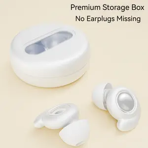 Sleep Earplugs – Soft Earbuds for Sleeping & Sound Dampening Ear Plugs for Noise Relief, Snoring, Travel, Focus & Light Sleepers | Ultra-Comfortable Reusable Foam & Silicone Earplugs | Flexible Fit for Rest, Study & Everyday Use enhanced fit