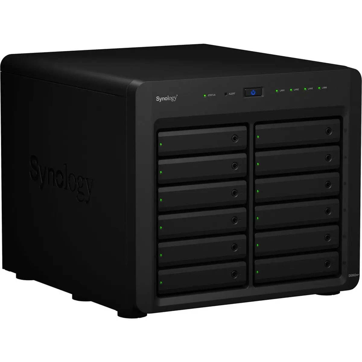 Synology DiskStation DS3622xs+ 12-Bay Diskless NAS Enclosure - Default Spec Network Attached Storage Server for Computers & Office Data Storage