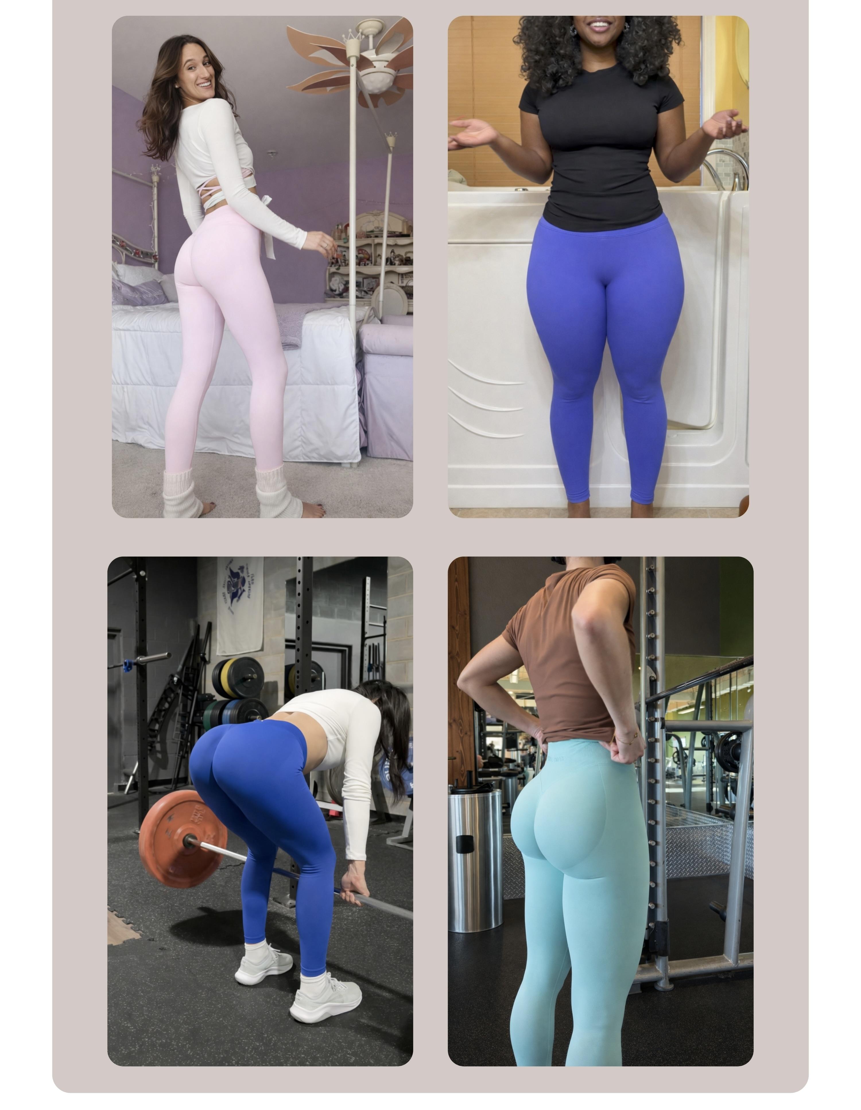 Coral Canton High Waisted Seamless Sports Leggings