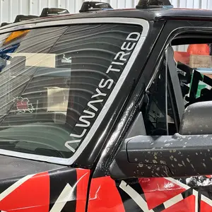 Always Tired Windshield Banner Decal for Car and Truck