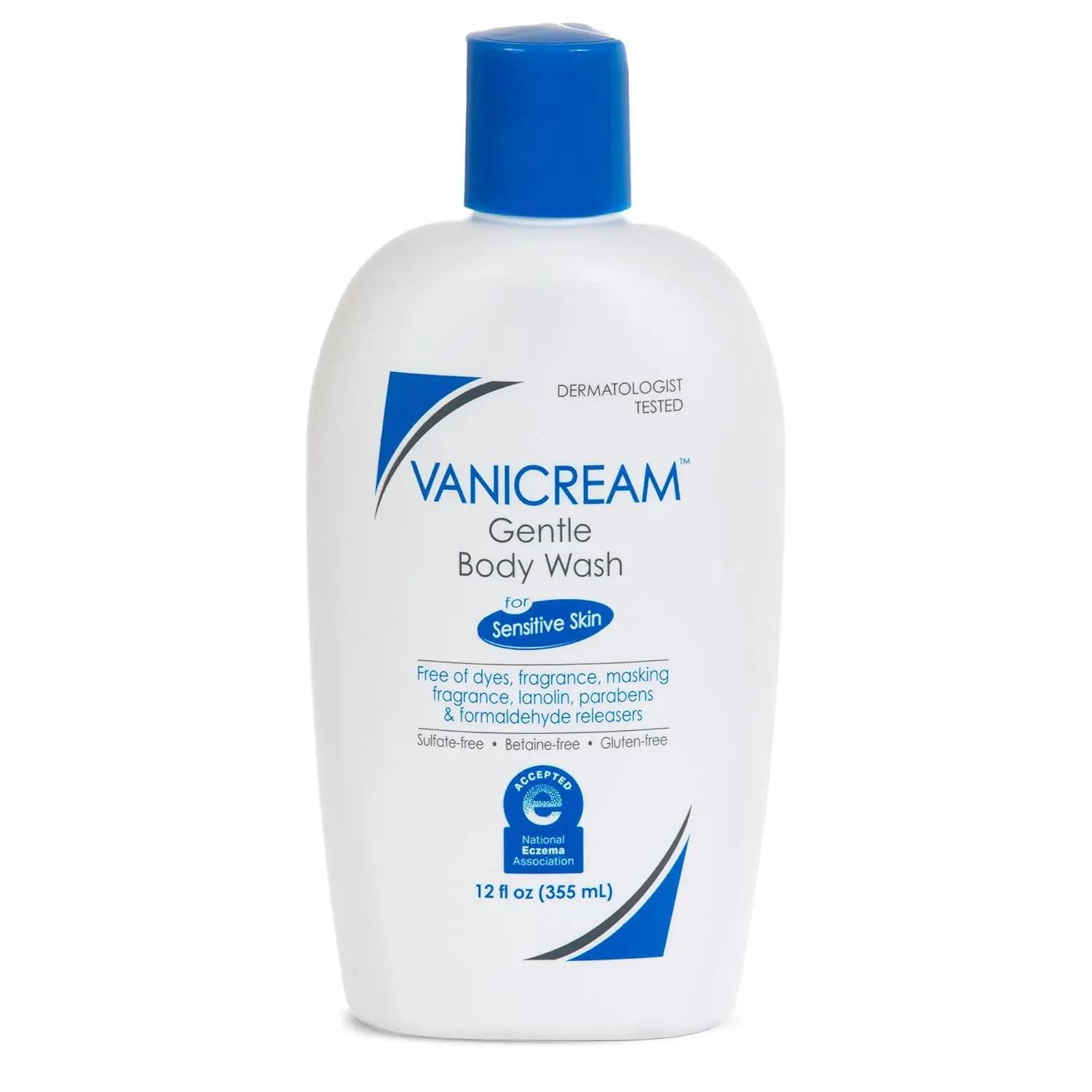 Vanicream Gentle Body Wash Cleanser - Fragrance-Free, Common Irritant-Free Formula for Sensitive Skin Eczema Body Care