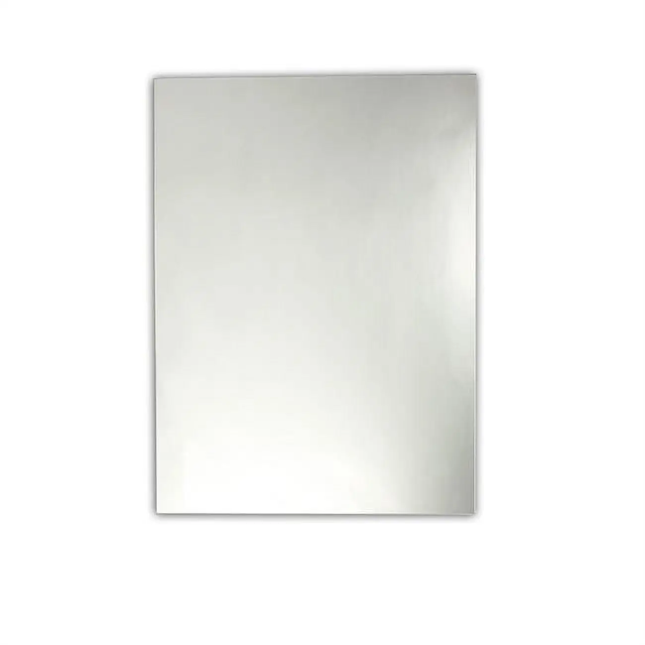 Baldwin Large Square Frameless Look Wall Mirror, 28x35 in, Wall Hanging Beveled Edges Mirror Glass, Home Decor Accent for Living Spaces
