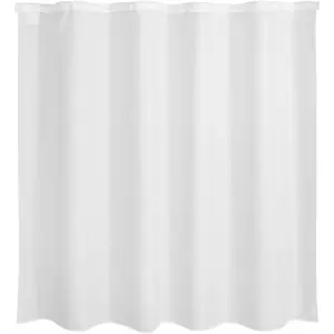 Fabric snapin replacement liner 70 x 69 use for hotel style shower curtain removable machine washable waterrepellent white 70x69