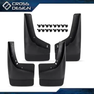 CROSSDESIGN 4PCS Splash Guards Mud Flaps Fit For Chevy Silverado Sierra 1999-2007