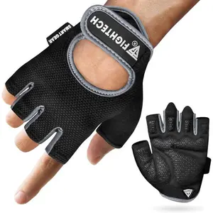 Workout Gloves Fingerless With Cushioned Palms, Breathable Lightweight Gym Gloves for Men and Women