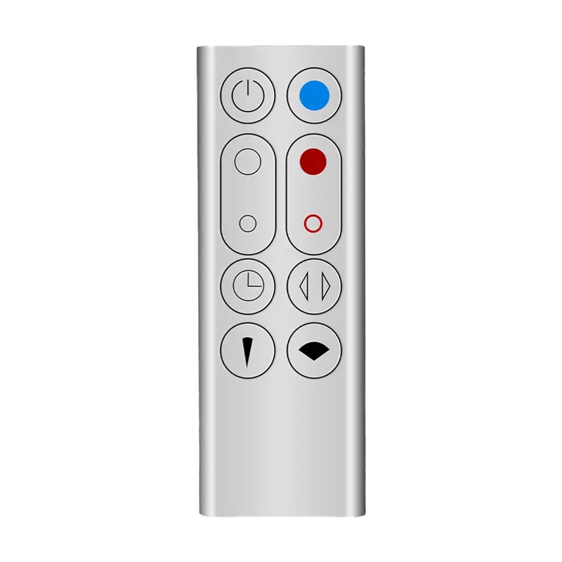 Replacement Remote Control Compatible with AM09 HP00 HP01 Air Purifier Fan, Compact Silver Plastic Wireless Controller with Simple Keys, Durable, Small, Appliance, Full Functions, Multifunction, Full Controls, Cr2032 Needed, Perfect Replacement For Remote