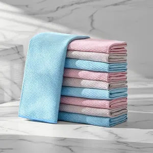 5-Piece Glass Cleaning Wipes, Mirror Towels, Soft Cleaning Towel - Streak-Free and Shiny, Super Absorbent and Durable Cleaning Solution, Ideal for Home and Office Use