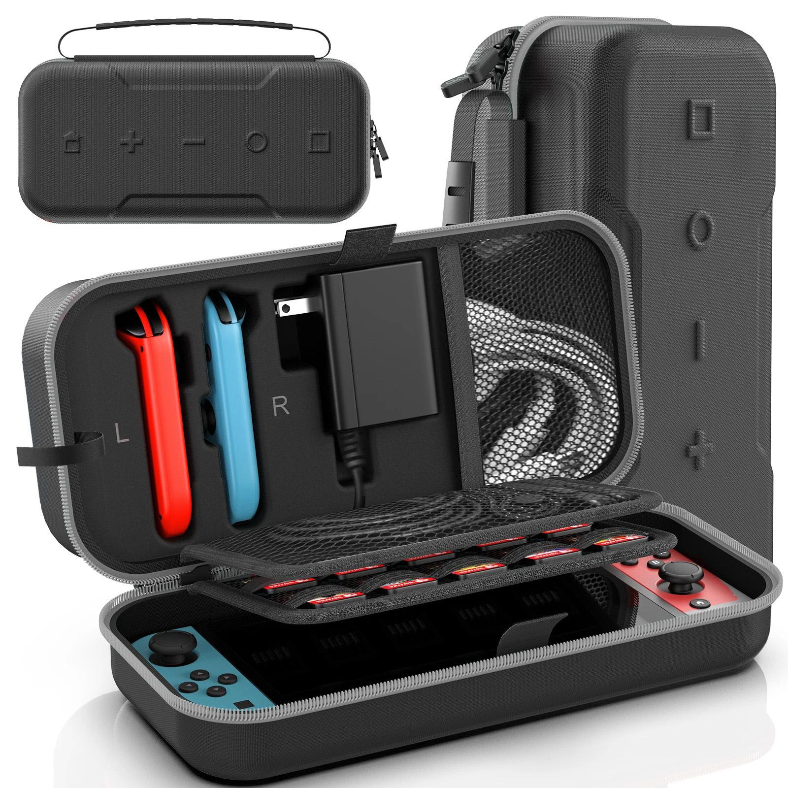 Travel-Ready Switch OLED Case | Waterproof, Anti-Scratch & Extra Storage | Game On the Go!