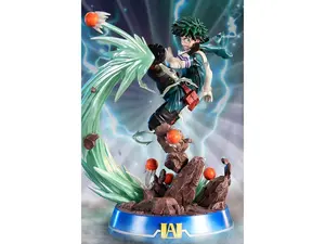 212 MAIN My Hero Academia Izuku Midoriya PVC Figure - First 4 Figures 3010-927, Dynamic Pose, Glow Effect, TF Ultra Statue Standard Edition