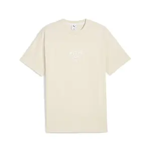 PUMA Mens Porsche Legacy Lifestyle Graphic Crew Neck Short Sleeve Casual Tops Casual - White