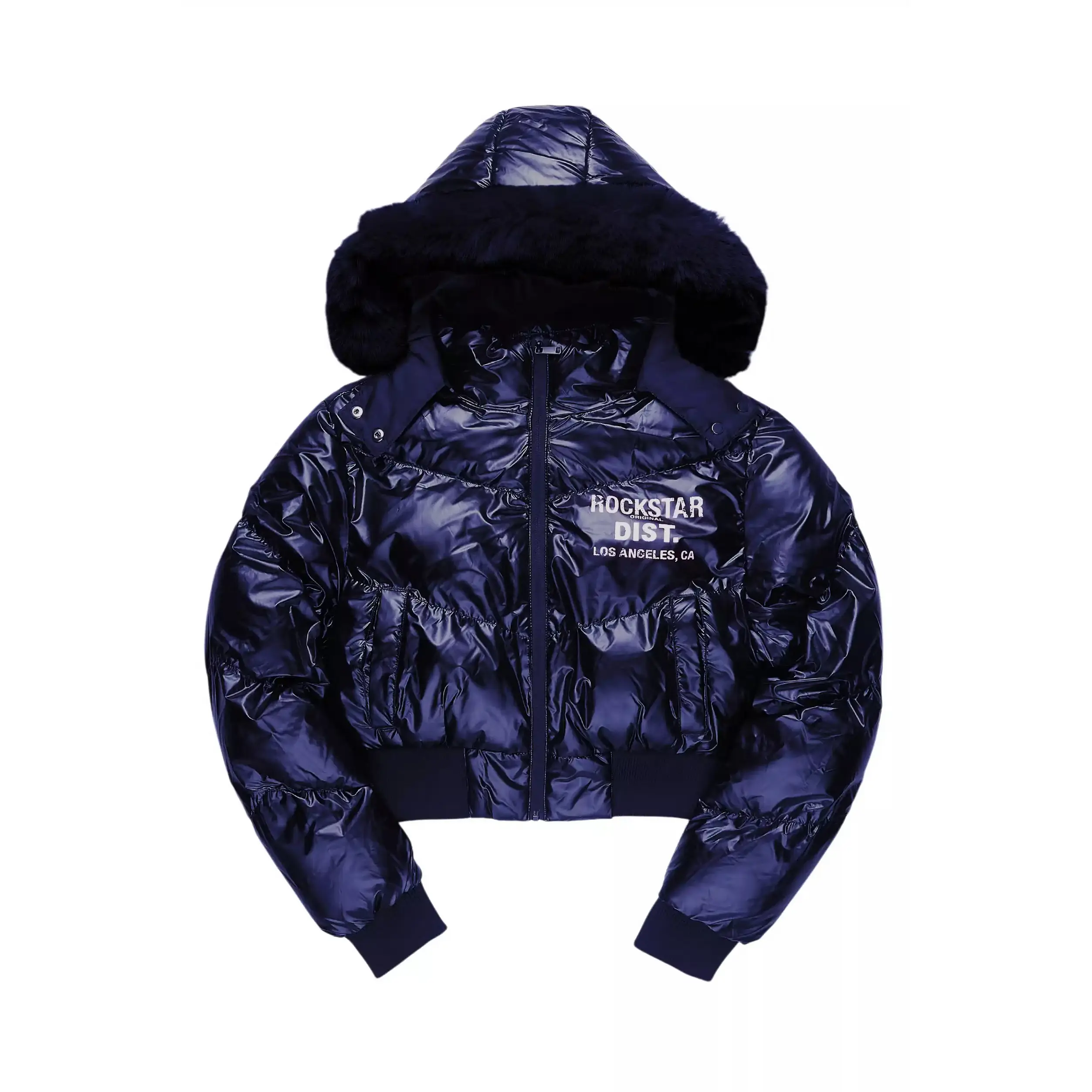Moncia Navy Puffer Jacket Moncia Navy Puffer Jacket