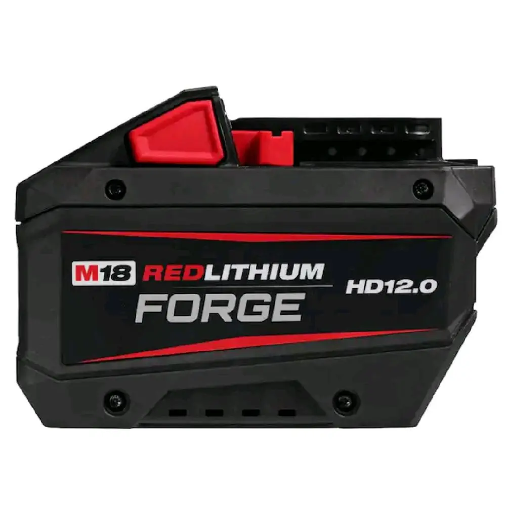 Milwaukee M18 REDLITHIUM FORGE Heavy Duty Lithium Ion Power Tool Battery - 18V, 12.0 Ah High Capacity Power Tool Battery, Lithium Ion Battery