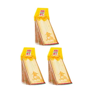 Ranli Golden Triangle Cake - Creamy Cheese Flavor, 3 Pack (95g Each) - Perfect Breakfast & Afternoon Tea Pastry