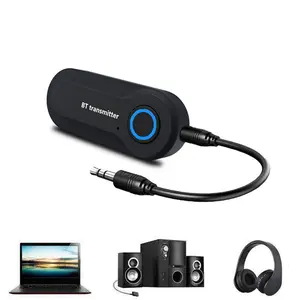 USB Bluetooth Transmitter Adapter Wireless Portable Stereo Transmitter for 3.5mm Audio Devices & RCA Connections Bluetooth 5.0 for TV Car Airplane