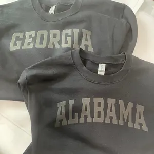 Black on Black State Sweatshirts