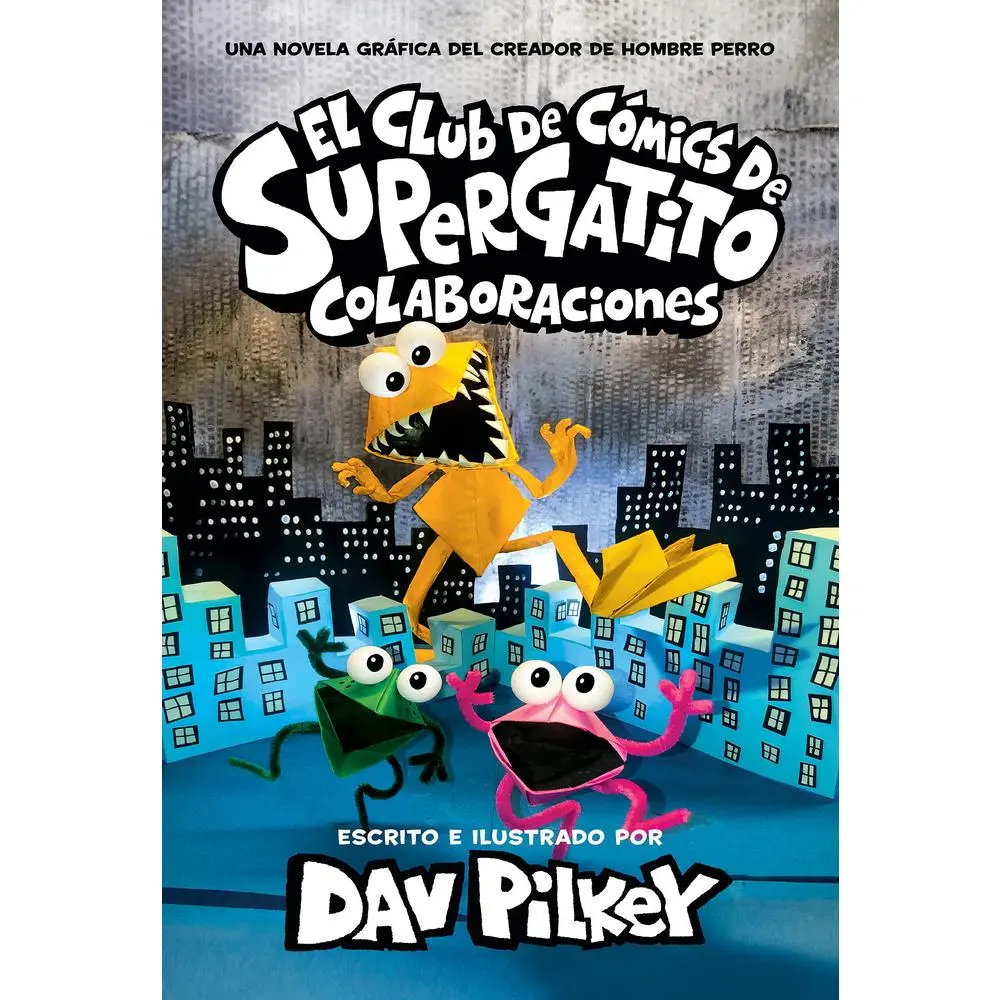 USED Book - El Club de Cómics de Supergatito: Colaboraciones (Cat Kid Comic Club: Collaborations) by Pilkey, Dav (Hardcover) - Spanish